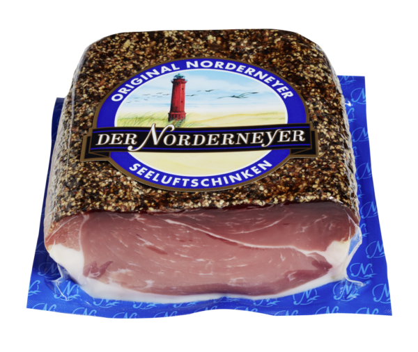 Norderneyer Seeluftschinken mit Pfeffer 1,4kg